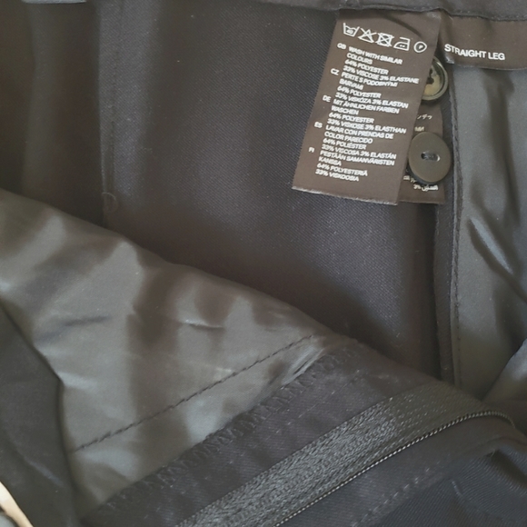 Women's H&M Straight Leg Black Dress Pant | size 6 - Picture 7 of 10